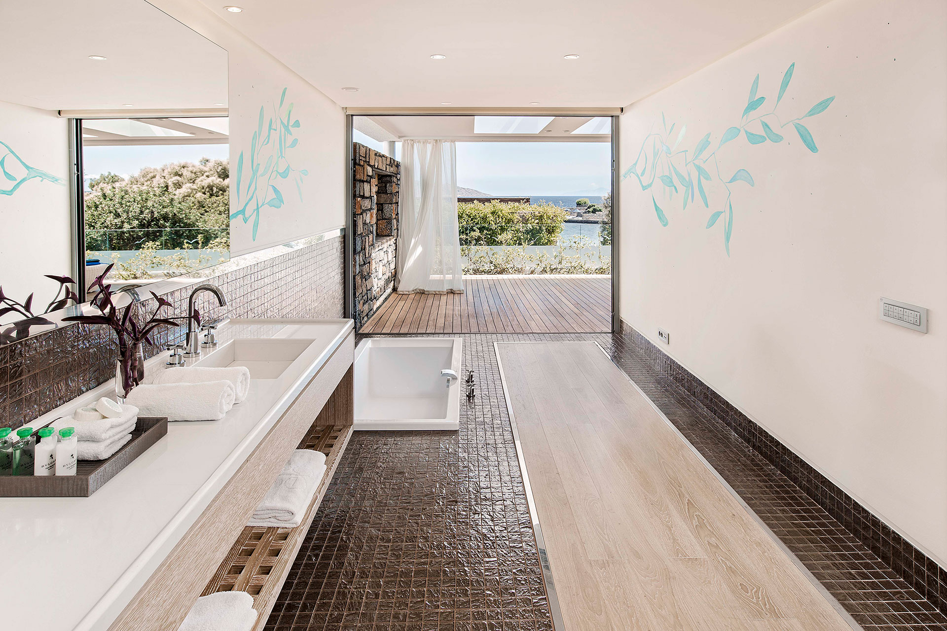 Elounda Beach Deluxe Bungalow Suite Sea View Open Plan 4