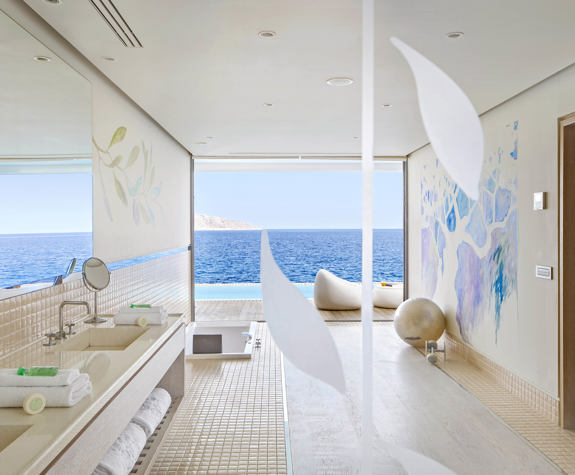 Premium Waterfont Junior Suites Private Pool Bathroom